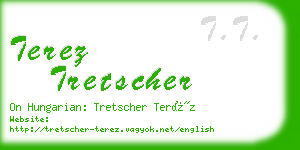 terez tretscher business card